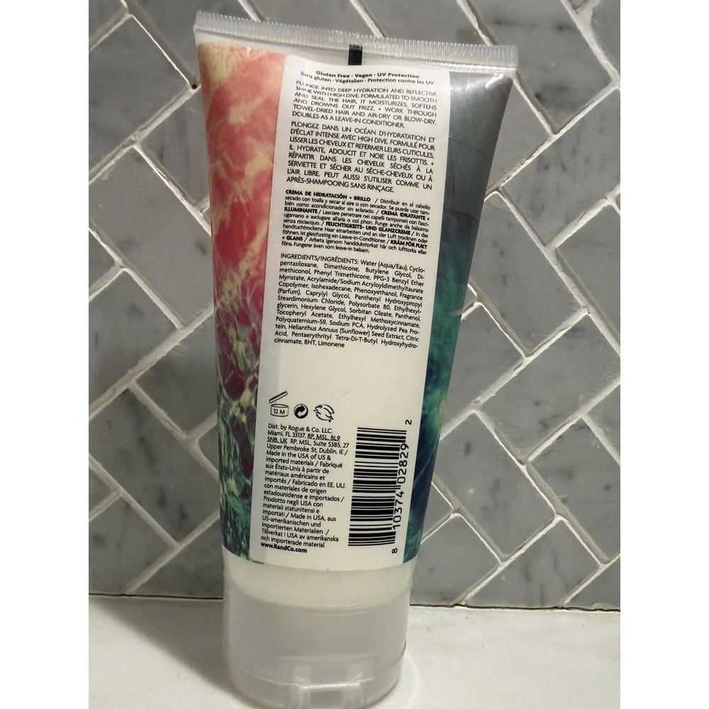 R+Co High Dive  Moisture + Shine Creme 5 fl oz/147 mL Brand New Sealed!